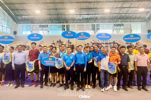 Hơn 100 vận động viên tranh tài tại giải Pickleball Công đoàn Khối Đảng và Chính quyền