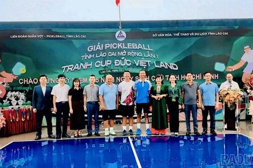 Khai mạc Giải Pickleball tỉnh Lào Cai mở rộng lần I - tranh Cúp Đức Việt land năm 2025