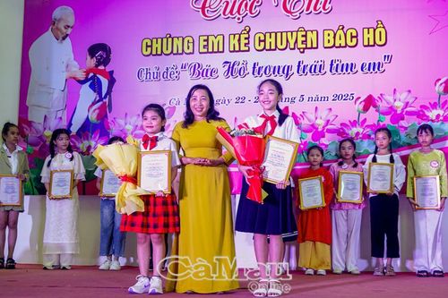 Sôi nổi hội thi Chúng em kể chuyện Bác Hồ