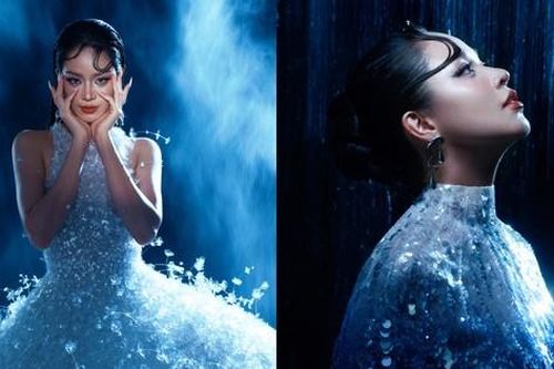 Hoa hậu Thanh Thủy làm nàng thơ BST The Light of Water của NTK Lê Thanh Hòa