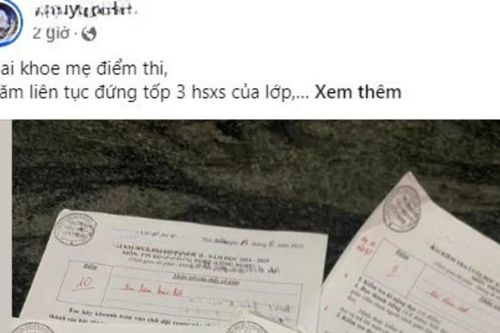 Lý do thầy dạy Văn mong phụ huynh đừng lên mạng khoe thành tích học tập của con