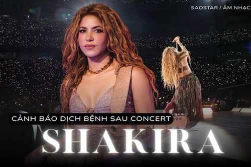 Cảnh báo bệnh sởi sau concert của Shakira tại New Jersey