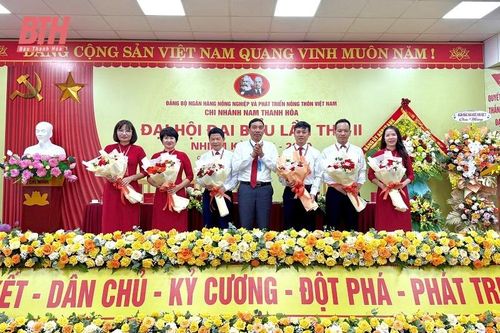 Nhiệm kỳ 2025-2030 Agribank Nam Thanh Hóa phấn đấu hàng năm tăng trưởng 9-11%