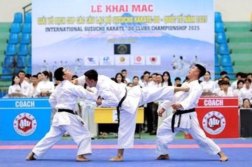 Gần 600 VĐV tham dự giải cúp các CLB Suzucho Karate-Do quốc tế 2025