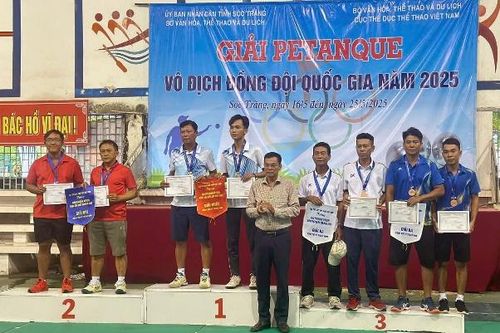 Giải Bi sắt vô địch đồng đội quốc gia năm 2025: Bạc Liêu đoạt Huy chương Đồng nội dung đồng đội kỹ thuật nam