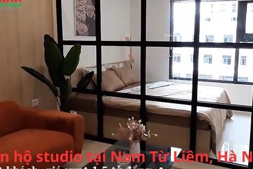 Căn hộ studio tại Nam Từ Liêm, Hà Nội hút khách, giá vượt 1,5 tỷ đồng