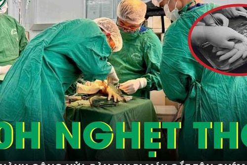 10 tiếng nghẹt thở giành lại sự sống cho bàn tay bị đứt rời do máy cắt tôn