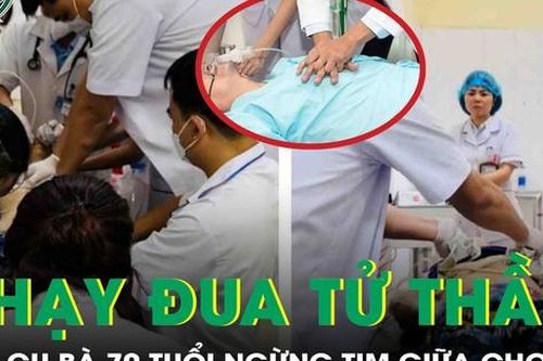 Chạy đua với tử thần cứu sống cụ bà 70 tuổi ngừng tim giữa chợ