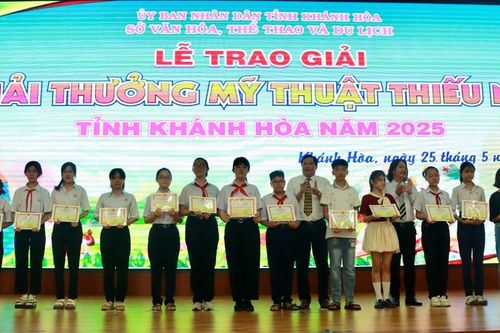 375 tác phẩm đoạt Giải thưởng Mỹ thuật thiếu nhi tỉnh Khánh Hòa năm 2025