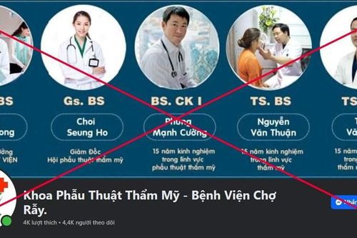 Bệnh viện Chợ Rẫy cảnh báo tài khoản mạo danh bác sĩ của Bệnh viện