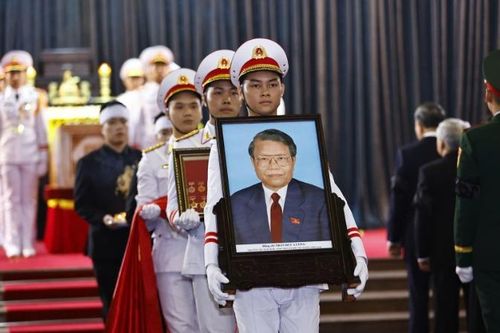 Lễ đưa tang nguyên Chủ tịch nước Trần Đức Lương