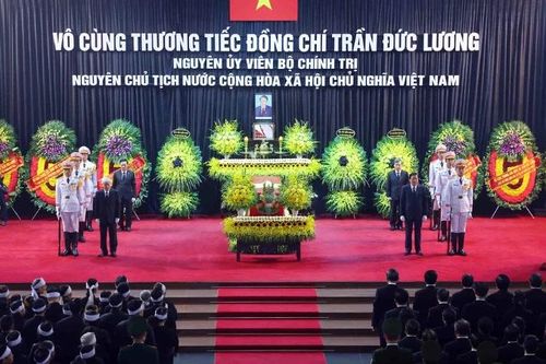 Tổ chức trọng thể Lễ truy điệu nguyên Chủ tịch nước Trần Đức Lương