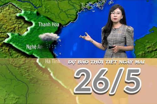 Dự báo thời tiết đêm nay và ngày mai 26/5/2025: Không khí lạnh suy yếu