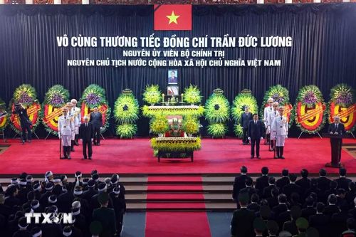 Lễ truy điệu nguyên Chủ tịch nước Trần Đức Lương tổ chức trọng thể tại Hà Nội