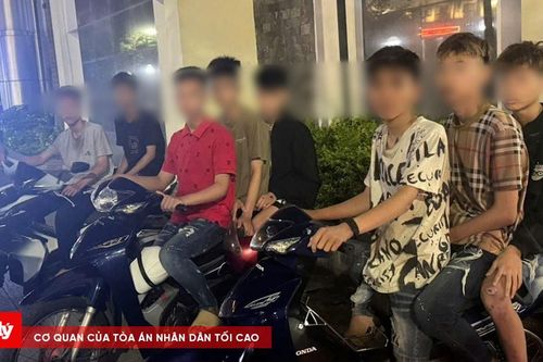 Làm rõ nhóm thanh thiếu niên mang theo vũ khí chạy trên đường gây mất trật tự