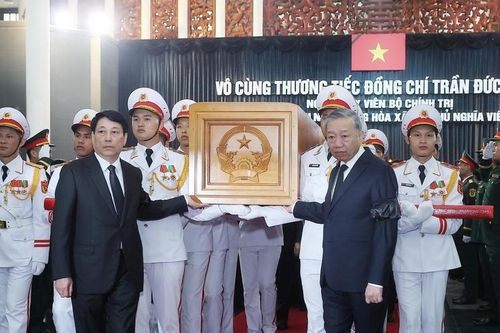 Chủ tịch nước: Ông Trần Đức Lương là tấm gương sáng, tận tụy vì nước, vì dân