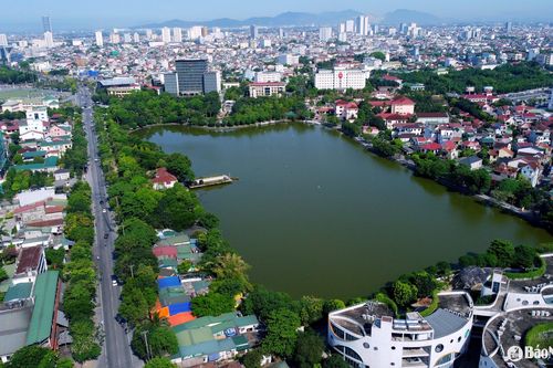 Tiềm năng phát triển kinh tế từ các hồ điều hòa TP. Vinh
