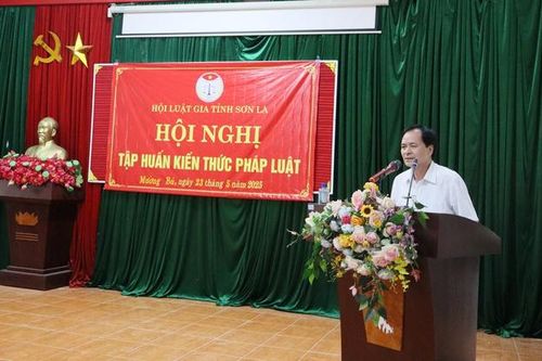 Hội Luật gia tỉnh Sơn La đẩy mạnh tuyên truyền góp ý xây dựng Hiến pháp