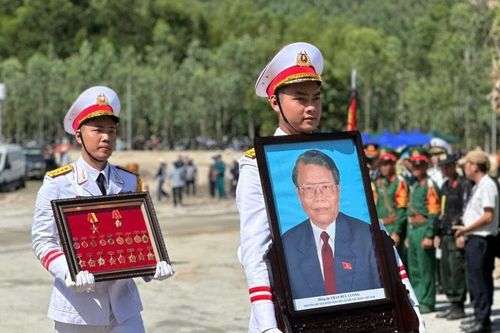 Lễ an táng nguyên Chủ tịch nước Trần Đức Lương