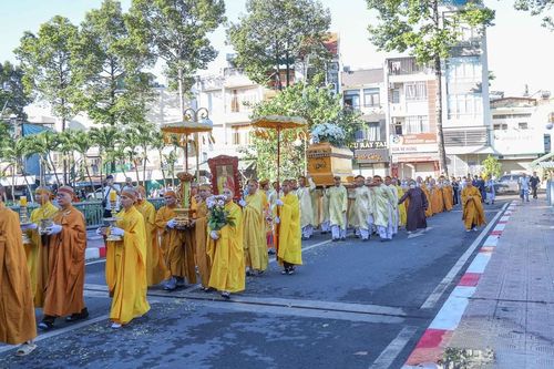 Lễ truy niệm, phụng tống kim quan Hòa thượng Thích Thanh Sơn trà-tỳ