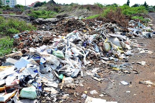 Dự án khu dân cư trăm tỷ biến thành bãi chích hút, tập kết rác thải