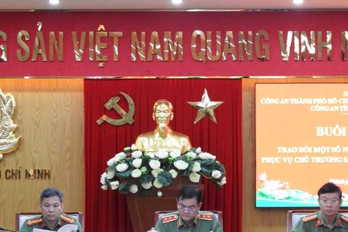 Công an TP Hồ Chí Minh, Bình Dương và Bà Rịa - Vũng Tàu bàn công tác sáp nhập