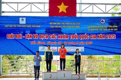 Bơi Thanh Hóa giành 11 HCV, phá 5 kỷ lục tại giải vô địch nhóm tuổi quốc gia 2025