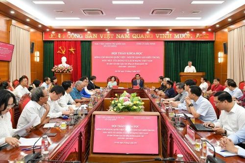 Tôn vinh và tri ân những cống hiến to lớn của đồng chí Hoàng Quốc Việt