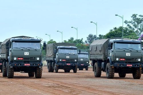 Tập huấn, huấn luyện lái xe trong Lễ kỷ niệm 80 năm Cách mạng Tháng Tám và Quốc khánh 2/9