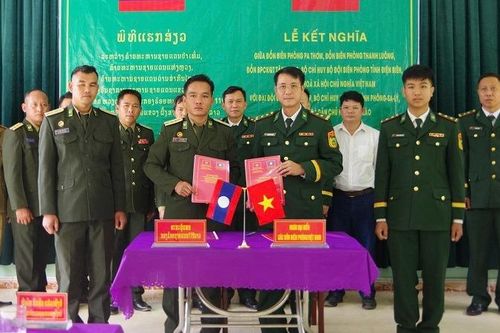Bộ đội Biên phòng Điện Biên-Phongsaly tăng cường hợp tác thực hiện nhiệm vụ trên biên giới