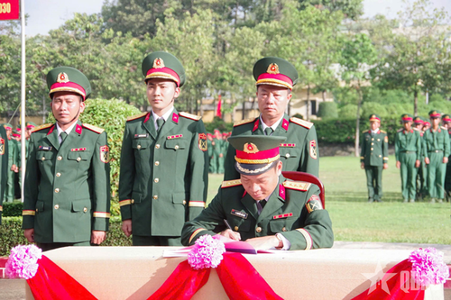 Sư đoàn 309 phát động thi đua cao điểm chào mừng Đại hội Đảng bộ