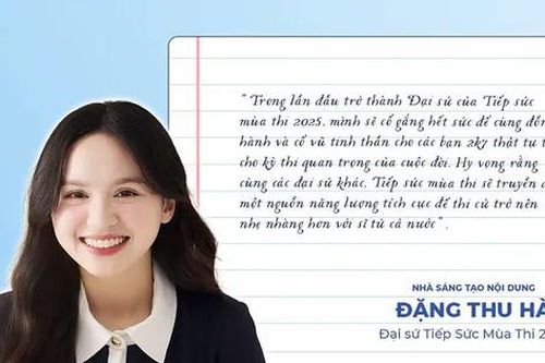 Thông điệp gửi 2K7: Cùng nhau vững tin cho một mùa thi hạnh phúc
