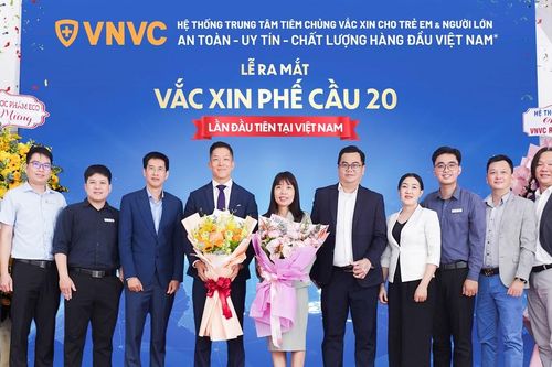 VNVC triển khai tiêm vaccine mới phế cầu 20 công nghệ hiện đại tại Việt Nam