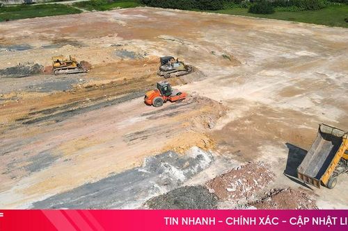 Rầm rộ thi công dự án Khu công nghiệp VSIP Hà Tĩnh