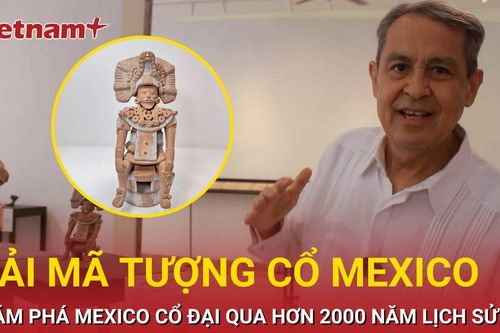 Giải nghĩa loạt tượng cổ ngàn năm của Mexico giữa lòng Hà Nội