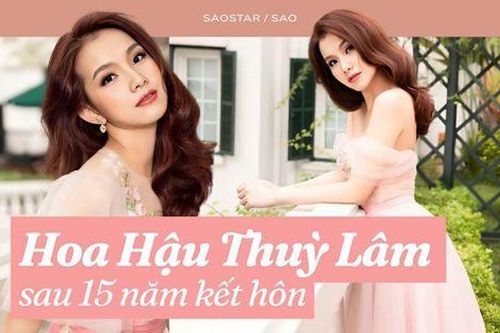 Hoa hậu Thùy Lâm tiết lộ sự thật gây xôn xao sau 15 năm cưới chồng Tiến sĩ