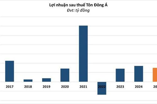 Tôn Đông Á muốn chuyển niêm yết sang HOSE, chia cổ tức 40%
