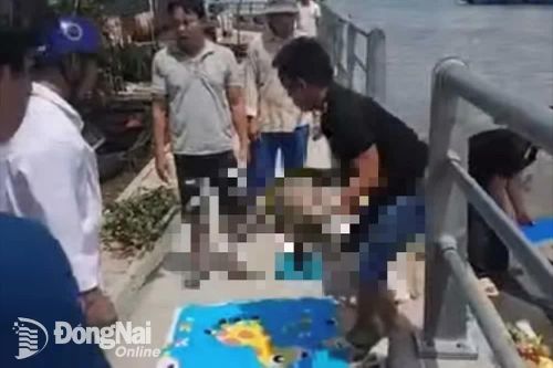 Đã tìm thấy thi thể bé gái 4 tuổi ở Nhơn Trạch trên sông Lòng Tàu sau 1 ngày tìm kiếm