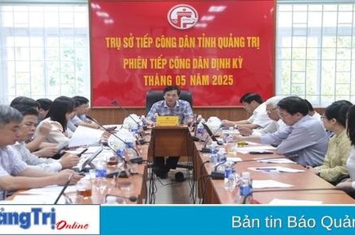 Quyền Chủ tịch UBND tỉnh Hoàng Nam tiếp công dân định kỳ tháng 5/2025