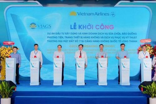Vietnam Airlines khởi công dự án dịch vụ kỹ thuật mặt đất tại sân bay Long Thành