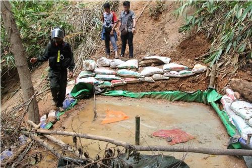 Chính quyền nói gì vụ 'vàng tặc' khai thác trong rừng phòng hộ?