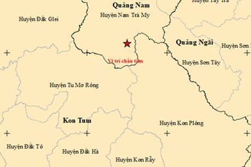 Quảng Nam và Kon Tum rung lắc liên tục vì 13 trận động đất liên tiếp