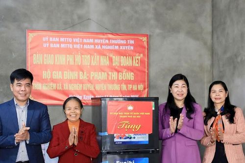 Nhà đại đoàn kết, nối dài yêu thương trên đất Thủ đô