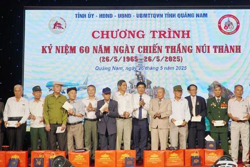 Quảng Nam: Kỷ niệm 60 năm Ngày Chiến thắng Núi Thành