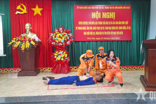 Nâng cao năng lực ứng phó thiên tai, tìm kiếm cứu nạn trên biển