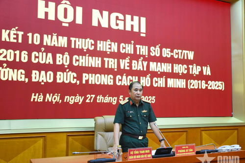 Đảng ủy Bộ Tổng Tham mưu - Cơ quan Bộ Quốc phòng tổ chức hội nghị tổng kết 10 năm thực hiện Chỉ thị 05
