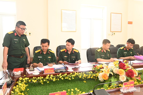 Bộ CHQS tỉnh Quảng Ninh: Kiểm tra kết quả thực hiện nhiệm vụ 6 tháng đầu năm 2025