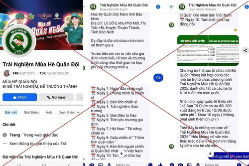 Cảnh giác khi đăng ký 'Trại hè Quân đội' qua mạng xã hội