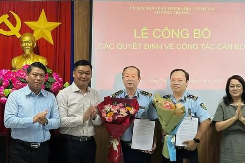 Bổ nhiệm Chi cục Trưởng Chi cục Quản lý thị trường tỉnh Bà Rịa - Vũng Tàu