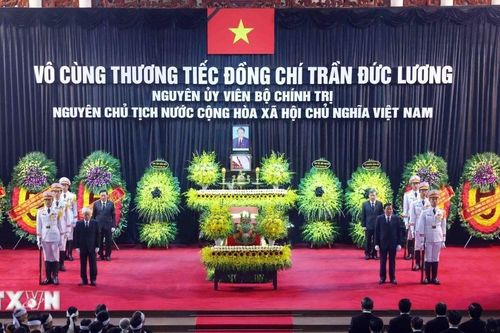 Điện, thư chia buồn nguyên Chủ tịch nước Trần Đức Lương từ trần